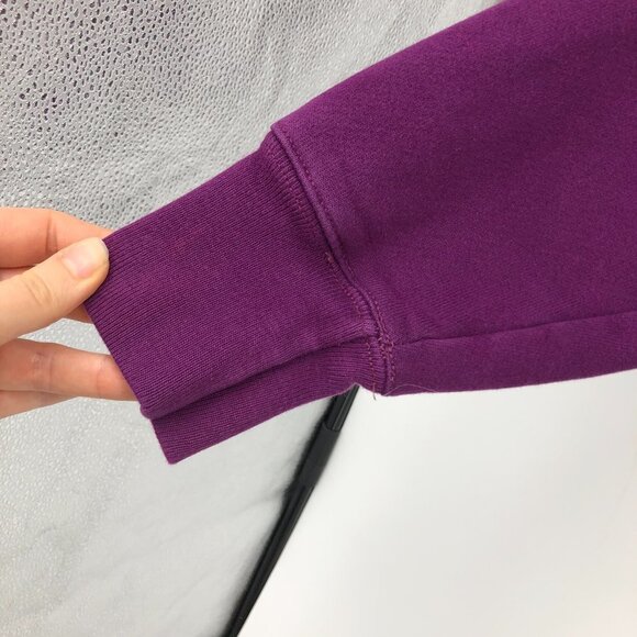 Champion Reverse Weave  script purple pullover hoodie women’s small - Picture 11 of 15